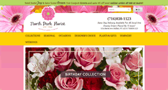 Desktop Screenshot of northparkflorist.com